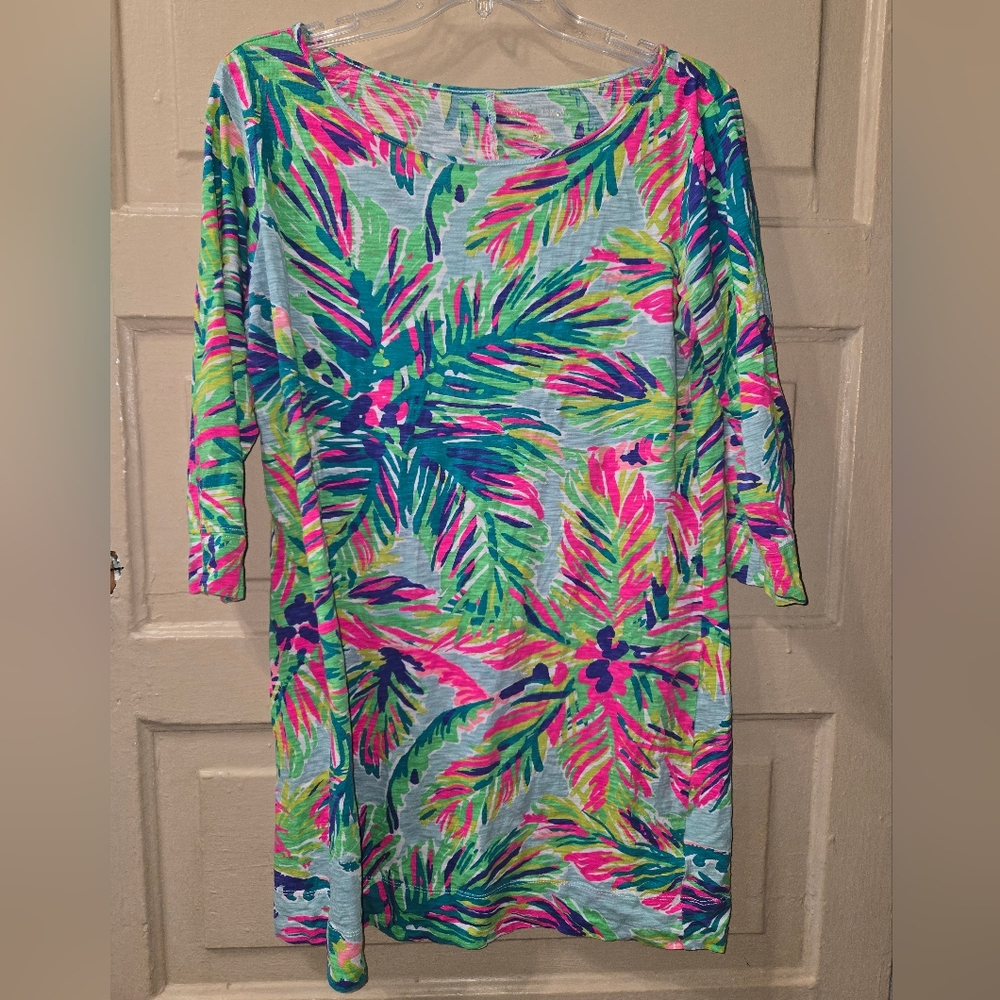 Lilly Pulitzer Marlowe Dress 100% Pima Cotton *No Size Tag* *Has Damage*